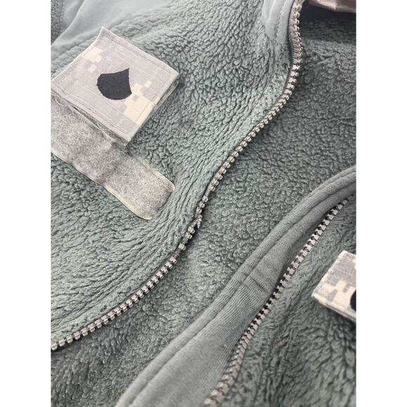 US Army Gen III Polartec Cold Weather Fleece Jacket Foliage Green ECWCS L3 Sz Xs - Picture 3 of 5
